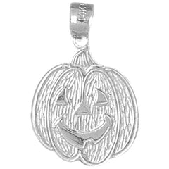 14K or 18K Gold Pumpkin Pendant