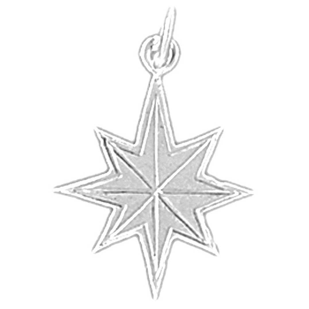 14K or 18K Gold Star Pendant