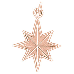 14K or 18K Gold Star Pendant