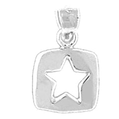14K or 18K Gold Star Pendant