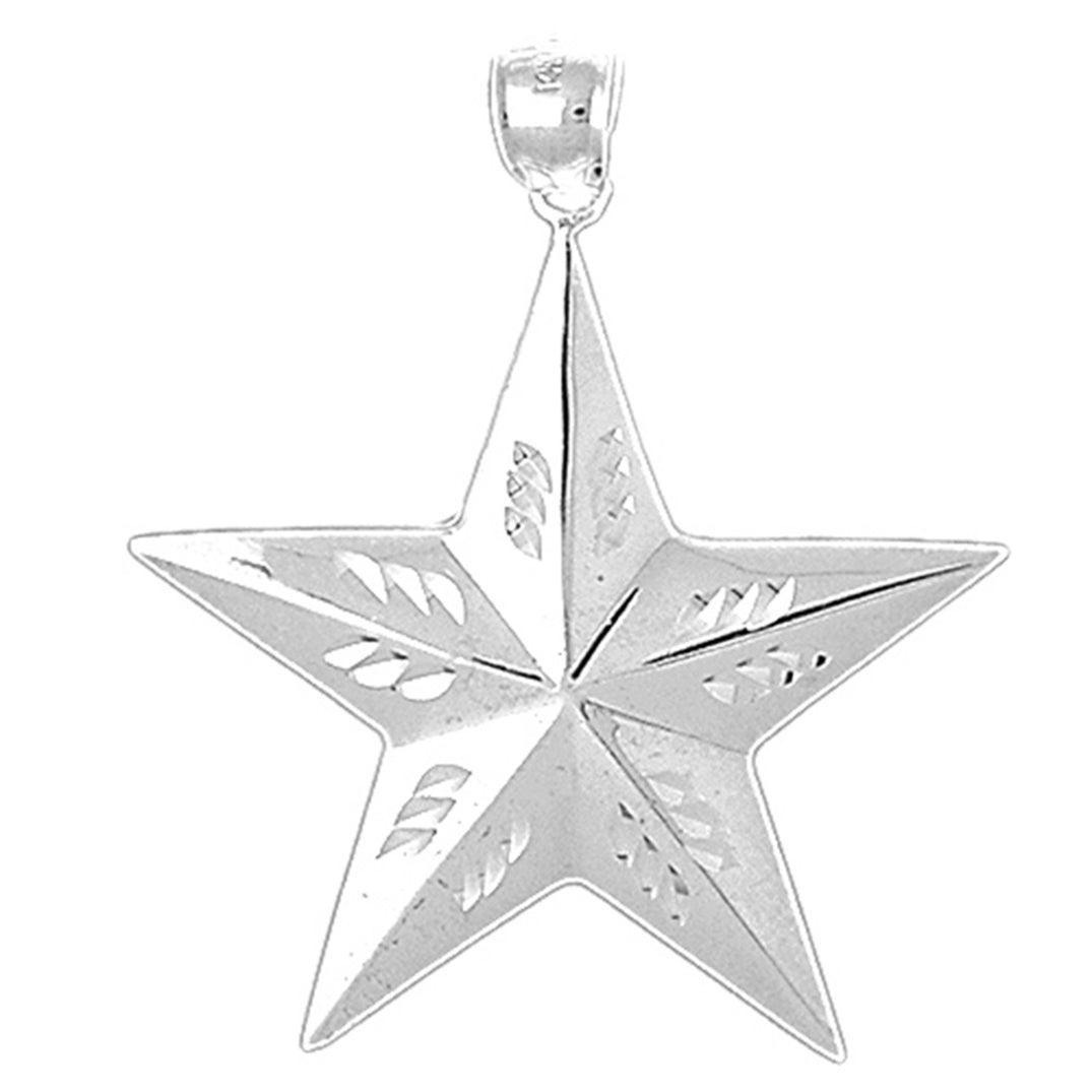 10K, 14K or 18K Gold Star Pendant