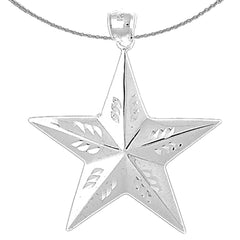 10K, 14K or 18K Gold Star Pendant