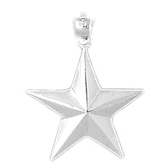 14K or 18K Gold Star Pendant