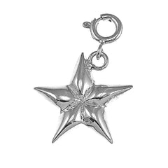 14K or 18K Gold Star Pendant