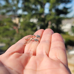 Colgante Estrella de Oro de 14K o 18K