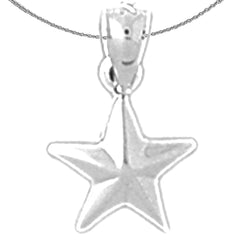 Colgante Estrella de Oro de 14K o 18K