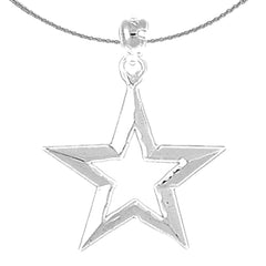 14K or 18K Gold Star Pendant