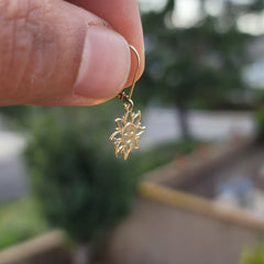 14K or 18K Gold Sun Pendant