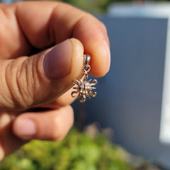 14K or 18K Gold Sun Pendant