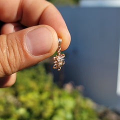 14K or 18K Gold Sun Pendant