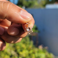 Colgante Sol de Oro de 14K o 18K