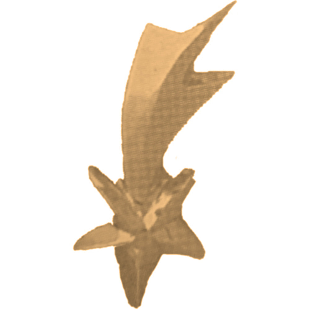 14K or 18K Gold Shooting Star Pendant