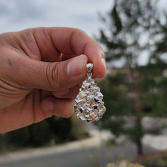 10K, 14K or 18K Gold Nugget Pendant