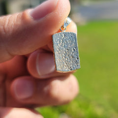 Colgante de pepita de oro de 10 quilates, 14 quilates o 18 quilates de "1 oz"