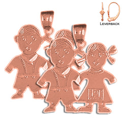 Pendientes Niño Oro 14K o 18K 29mm