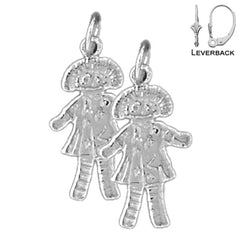 14K or 18K Gold Doll Earrings