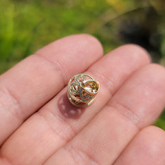 10K, 14K or 18K Gold 3D Carousel Pendant