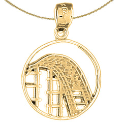 Karnevalsanhänger aus 14 Karat oder 18 Karat Gold