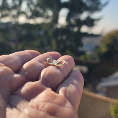 Colgante de caballo balancín de oro de 14 quilates o 18 quilates