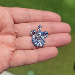 10K, 14K or 18K Gold Clown, Jester Pendant