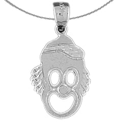 14K oder 18K Gold Clown Anhänger