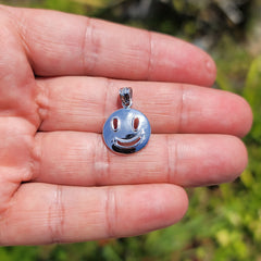 10K, 14K or 18K Gold Happy Face Pendant