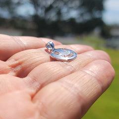 10K, 14K or 18K Gold Happy Face Pendant