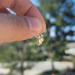 14K or 18K Gold Drama Mask, Laugh Now, Cry Later Pendant