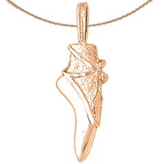 14K or 18K Gold Ballerina Shoe Pendant