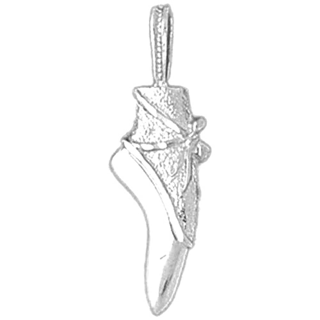 14K or 18K Gold Ballerina Shoe Pendant