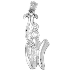 14K or 18K Gold Ballerina Shoe Pendant