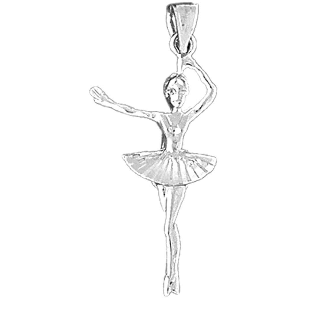 14K or 18K Gold Ballerina Pendant