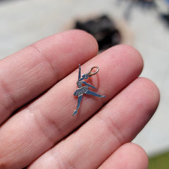 14K or 18K Gold Ballerina Pendant