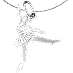14K or 18K Gold Ballerina Pendant