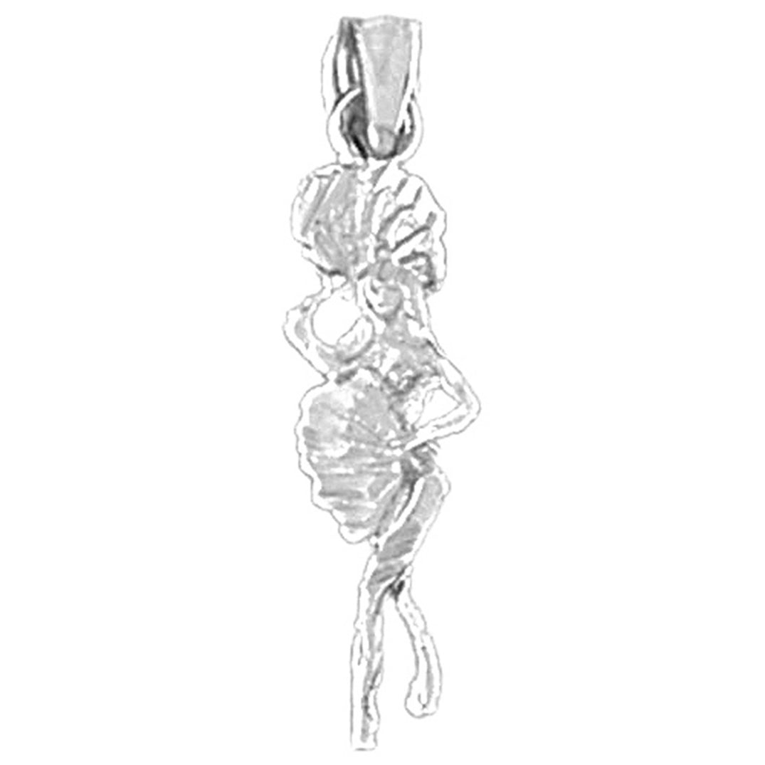 14K or 18K Gold Dancer Pendant