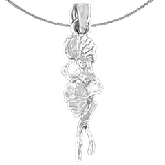 14K or 18K Gold Dancer Pendant