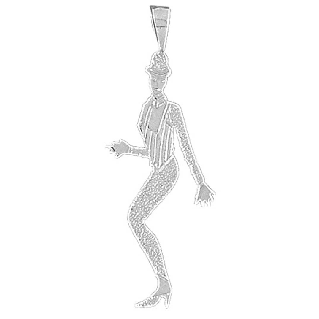 14K or 18K Gold Dancer Pendant
