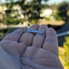 14K or 18K Gold Boy And Girl Kissing Pendant