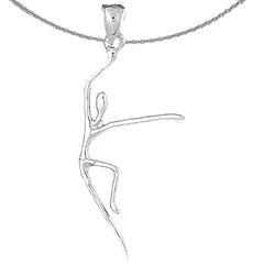 14K or 18K Gold Dancer Pendant