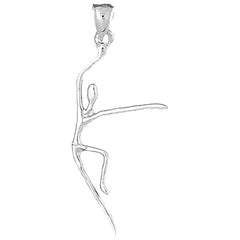 14K or 18K Gold Dancer Pendant