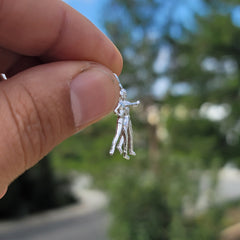 14K or 18K Gold Ballroom Dancers Pendant
