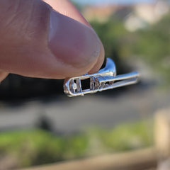 10K, 14K or 18K Gold Trombone Pendant