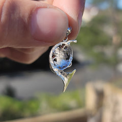 Waldhorn-Anhänger aus 10 Karat, 14 Karat oder 18 Karat Gold