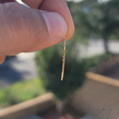 10K, 14K or 18K Gold Tuba Pendant