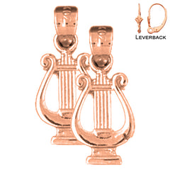 14K or 18K Gold Piano Earrings