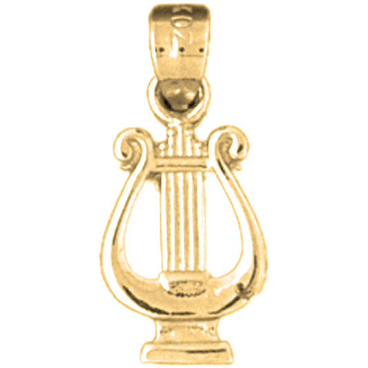 14K or 18K Gold Piano Pendant