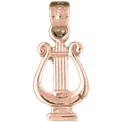 14K or 18K Gold Piano Pendant