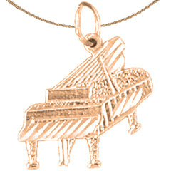 14K oder 18K Gold Klavieranhänger