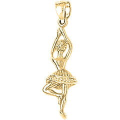 10K, 14K or 18K Gold Pass? Ballerina Pendant
