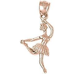 14K or 18K Gold Ballerina Pendant